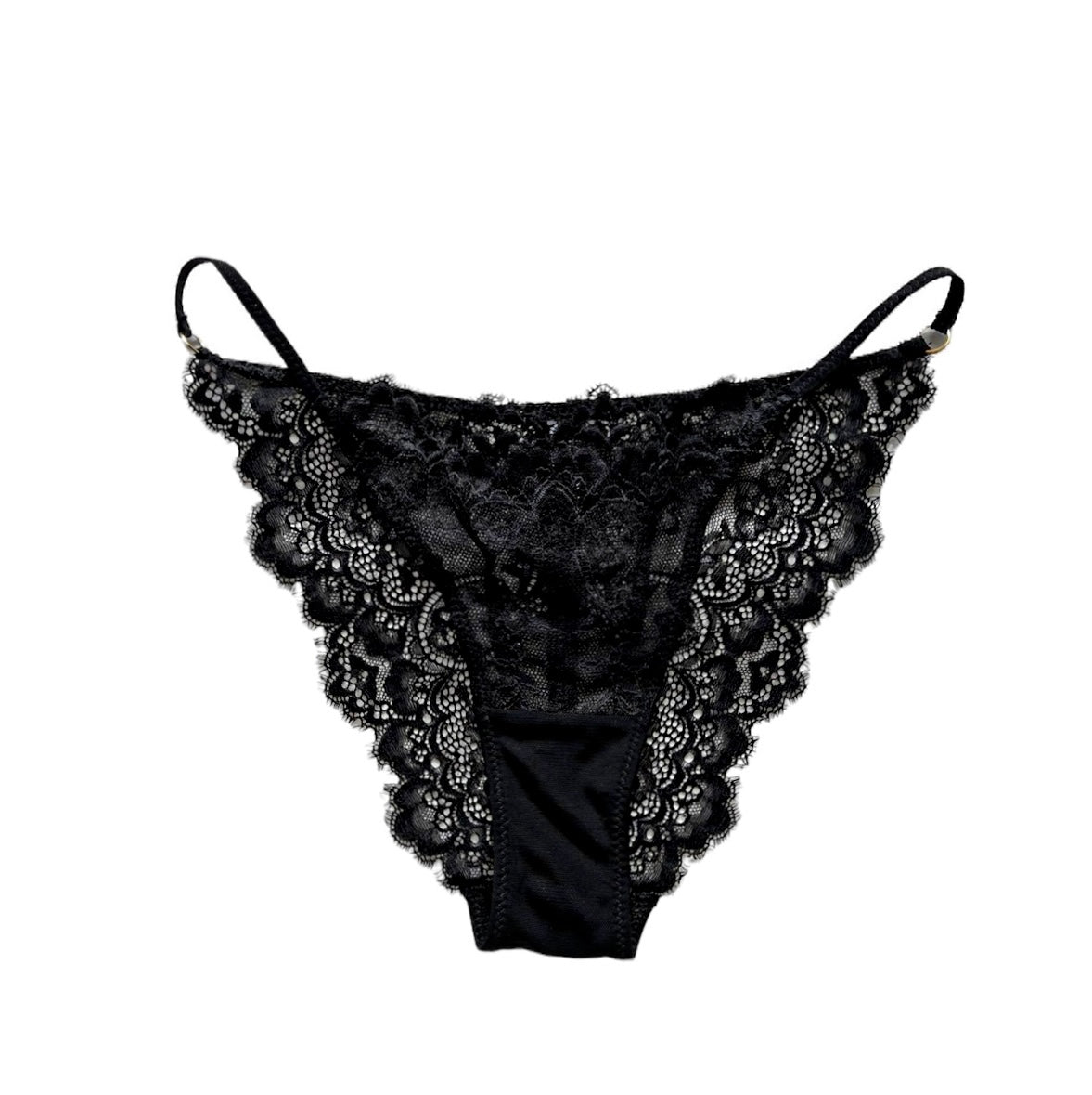 Brazilian brief in Black lace – Fefelova Brand