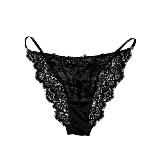 Brazilian brief in Black lace